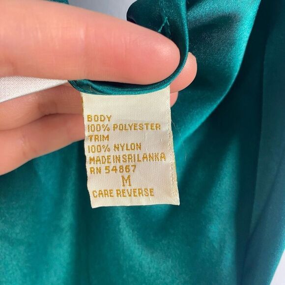 Victoria’s Secret Gold Label Vintage Satin Slip Mini Dress - Picture 5 of 9